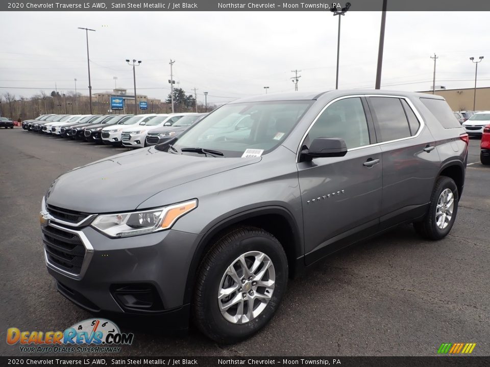 2020 Chevrolet Traverse LS AWD Satin Steel Metallic / Jet Black Photo #1