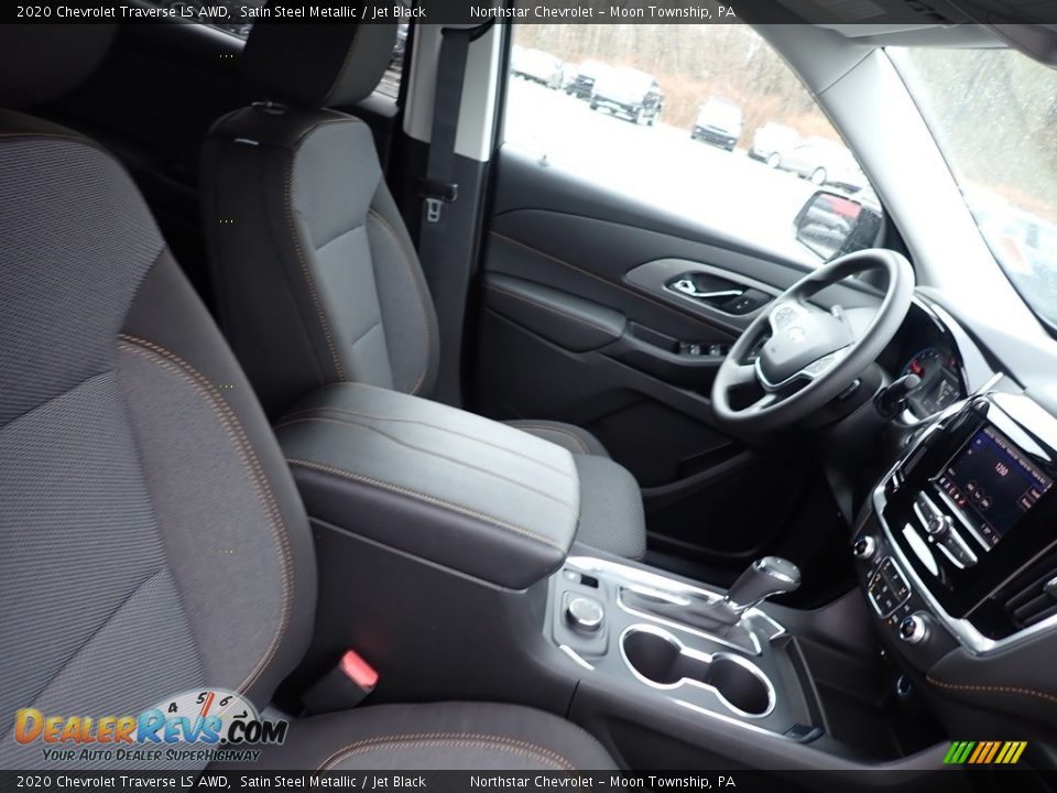 2020 Chevrolet Traverse LS AWD Satin Steel Metallic / Jet Black Photo #10