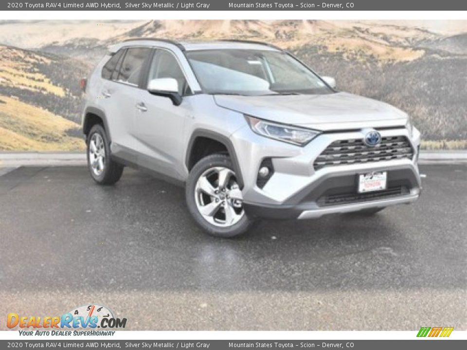 2020 Toyota RAV4 Limited AWD Hybrid Silver Sky Metallic / Light Gray Photo #1