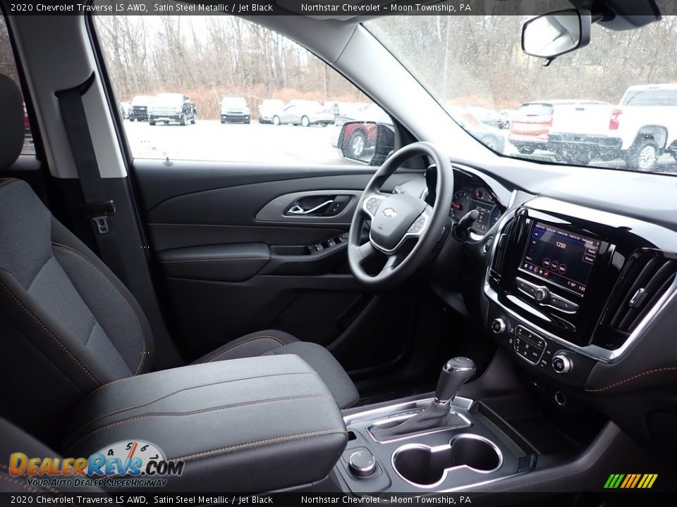 2020 Chevrolet Traverse LS AWD Satin Steel Metallic / Jet Black Photo #11