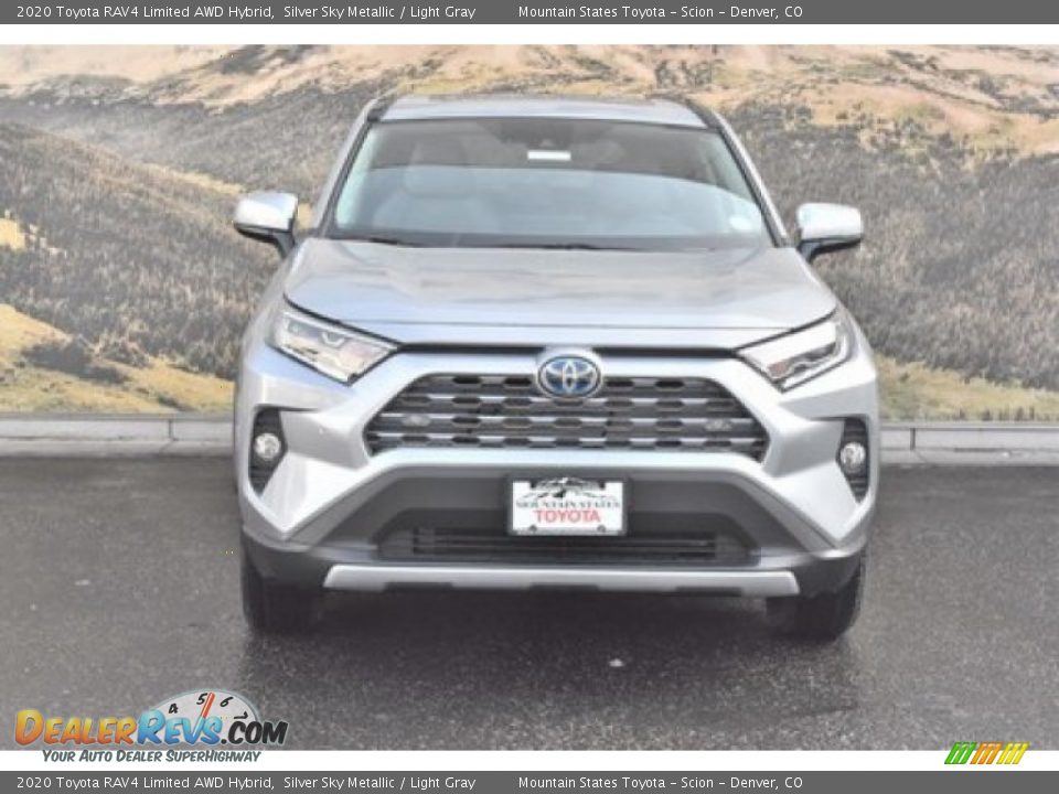 2020 Toyota RAV4 Limited AWD Hybrid Silver Sky Metallic / Light Gray Photo #2