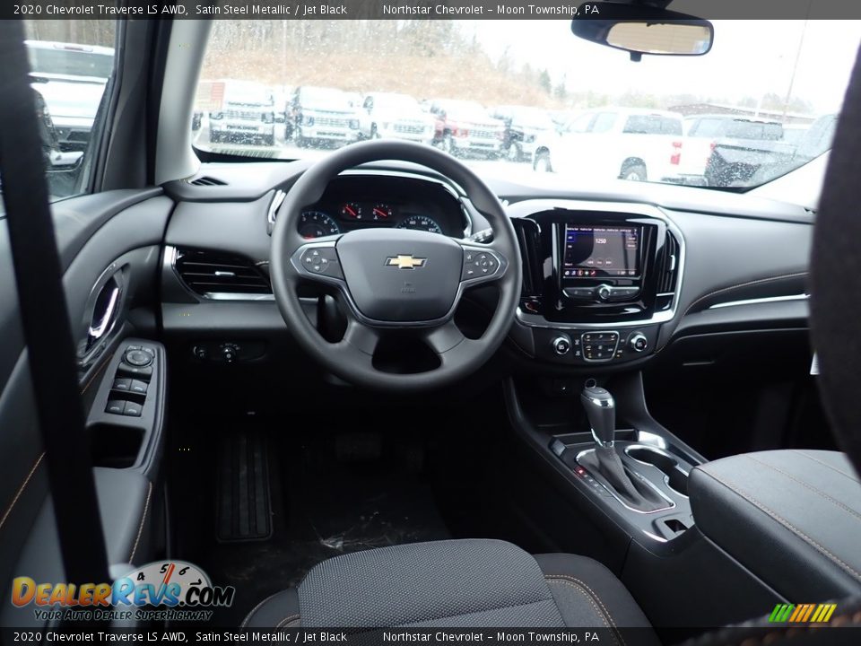 2020 Chevrolet Traverse LS AWD Satin Steel Metallic / Jet Black Photo #13