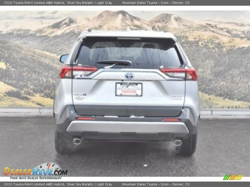 2020 Toyota RAV4 Limited AWD Hybrid Silver Sky Metallic / Light Gray Photo #4