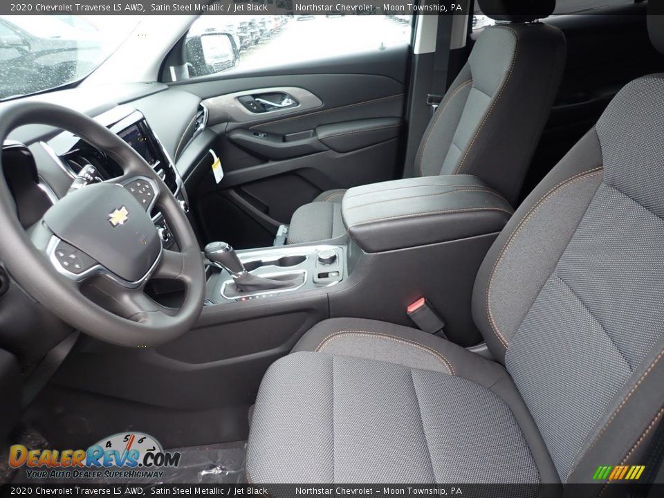 2020 Chevrolet Traverse LS AWD Satin Steel Metallic / Jet Black Photo #14