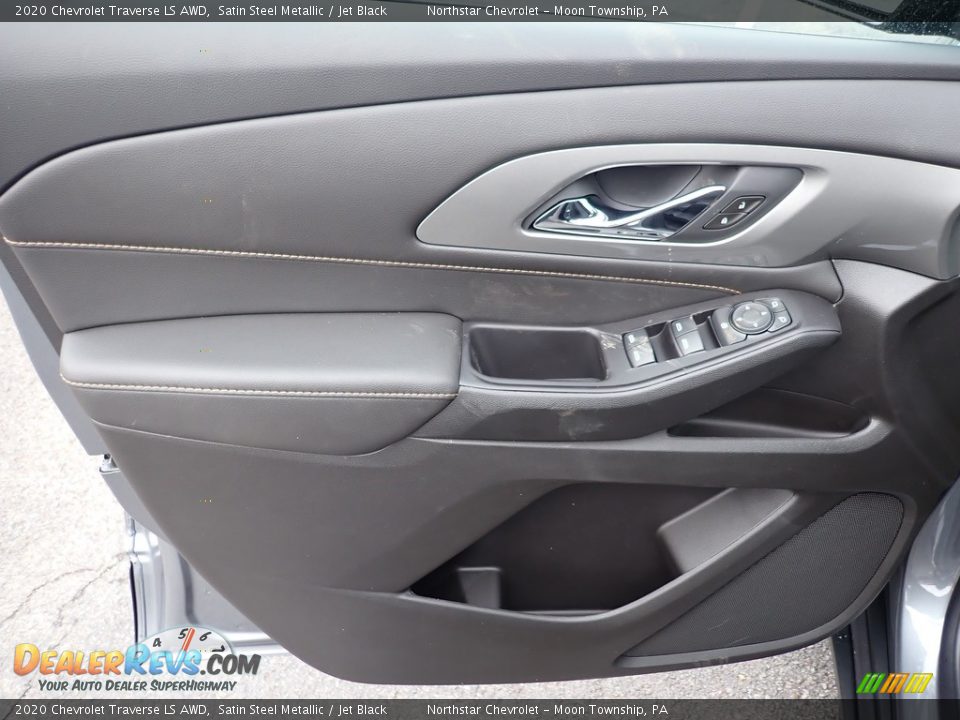 2020 Chevrolet Traverse LS AWD Satin Steel Metallic / Jet Black Photo #15