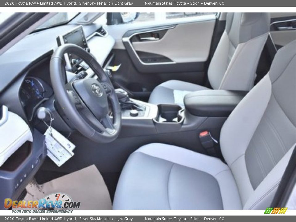 2020 Toyota RAV4 Limited AWD Hybrid Silver Sky Metallic / Light Gray Photo #6