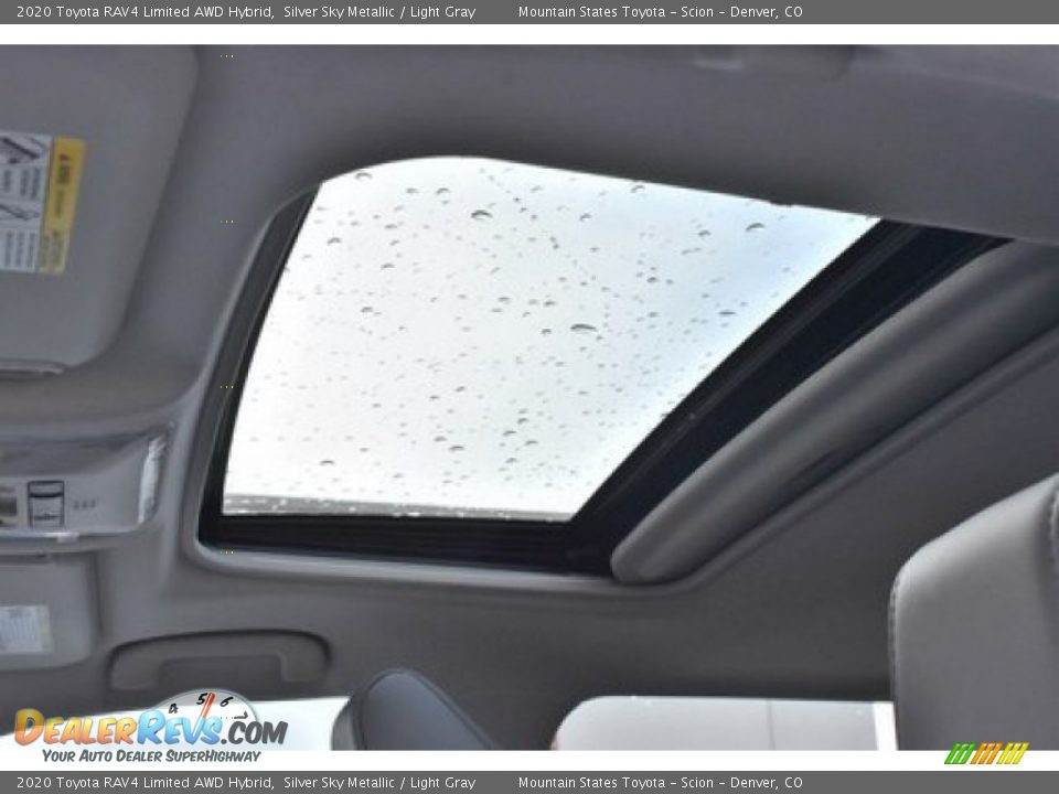 2020 Toyota RAV4 Limited AWD Hybrid Silver Sky Metallic / Light Gray Photo #7