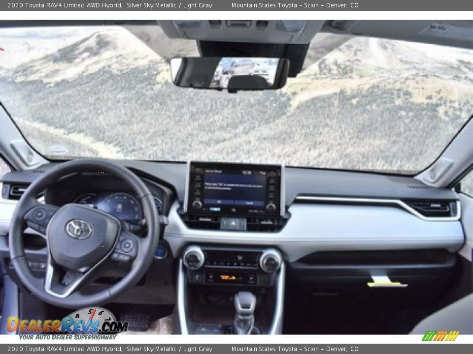 2020 Toyota RAV4 Limited AWD Hybrid Silver Sky Metallic / Light Gray Photo #8