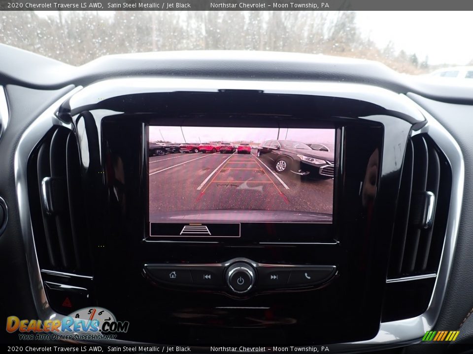 2020 Chevrolet Traverse LS AWD Satin Steel Metallic / Jet Black Photo #18