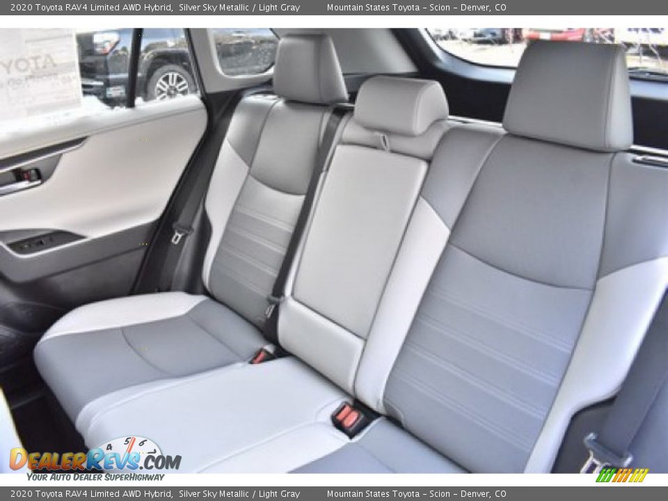 2020 Toyota RAV4 Limited AWD Hybrid Silver Sky Metallic / Light Gray Photo #10