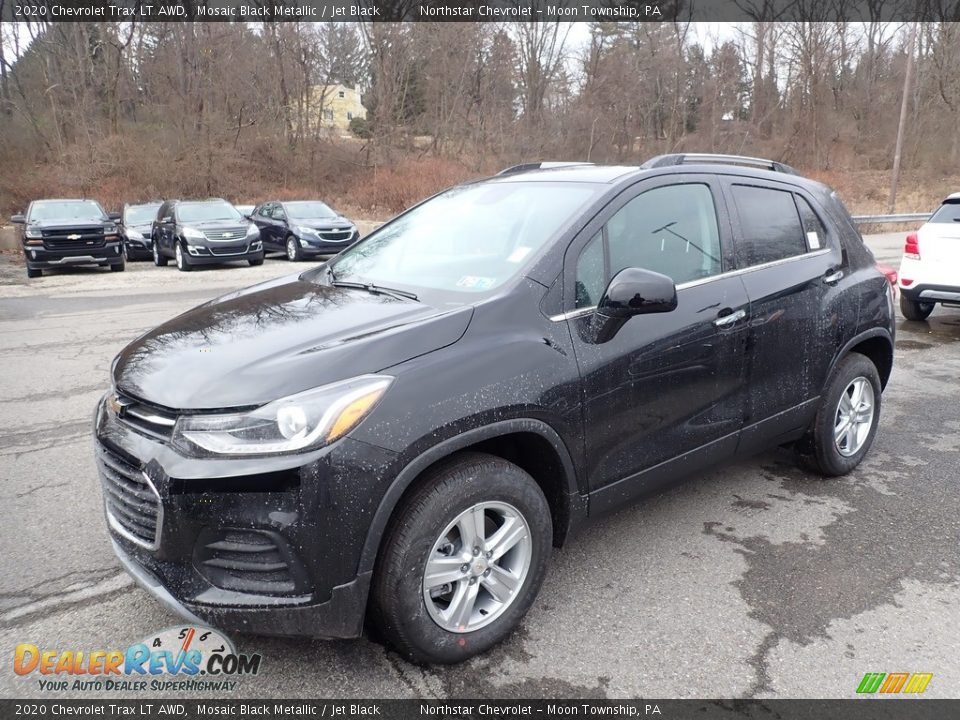 2020 Chevrolet Trax LT AWD Mosaic Black Metallic / Jet Black Photo #1