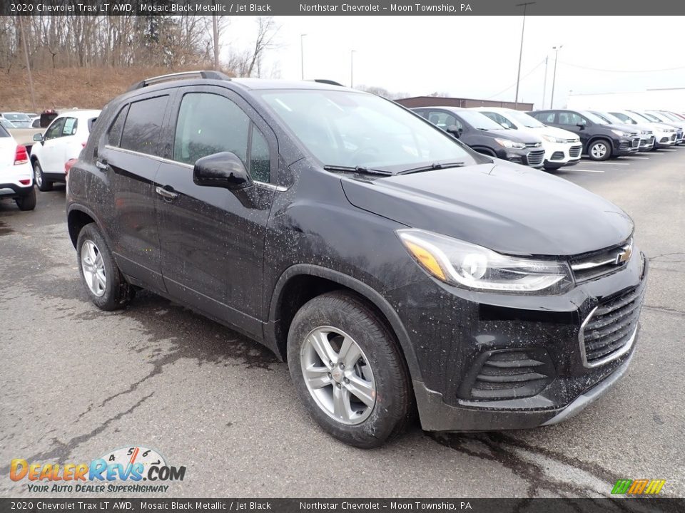2020 Chevrolet Trax LT AWD Mosaic Black Metallic / Jet Black Photo #7