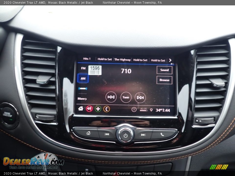 2020 Chevrolet Trax LT AWD Mosaic Black Metallic / Jet Black Photo #16