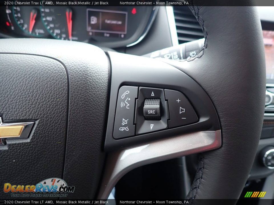 2020 Chevrolet Trax LT AWD Mosaic Black Metallic / Jet Black Photo #18