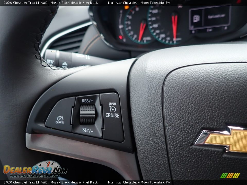 2020 Chevrolet Trax LT AWD Mosaic Black Metallic / Jet Black Photo #19
