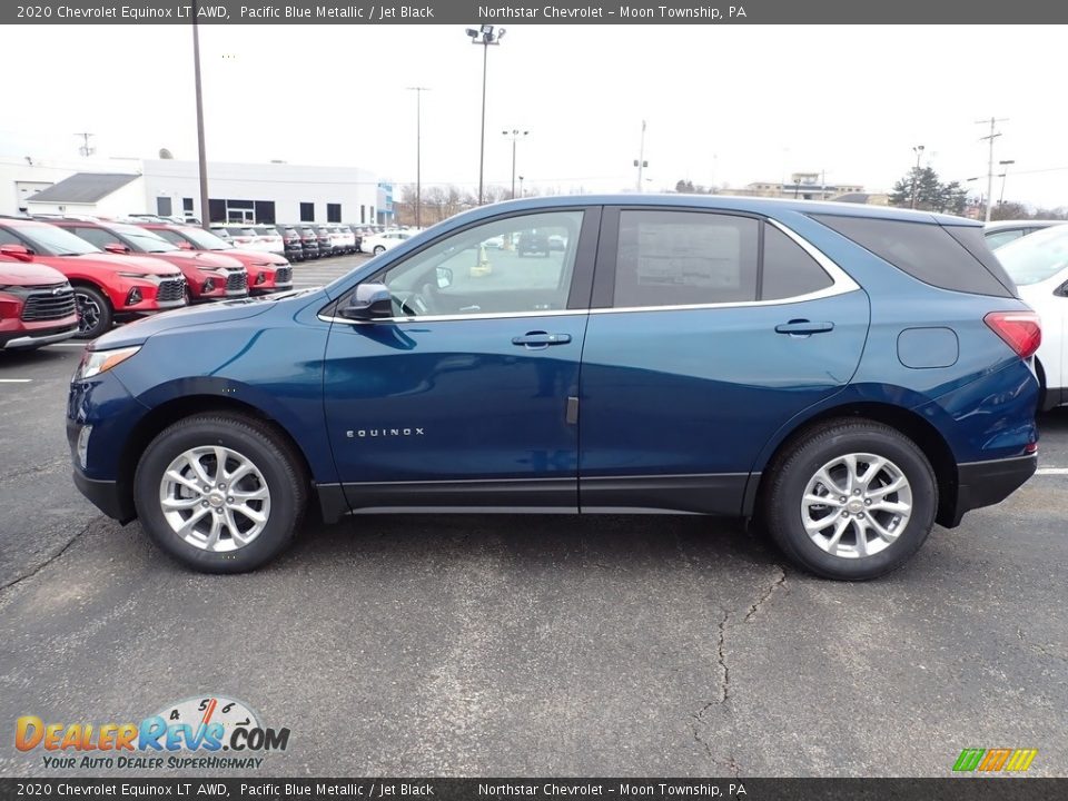 2020 Chevrolet Equinox LT AWD Pacific Blue Metallic / Jet Black Photo #2