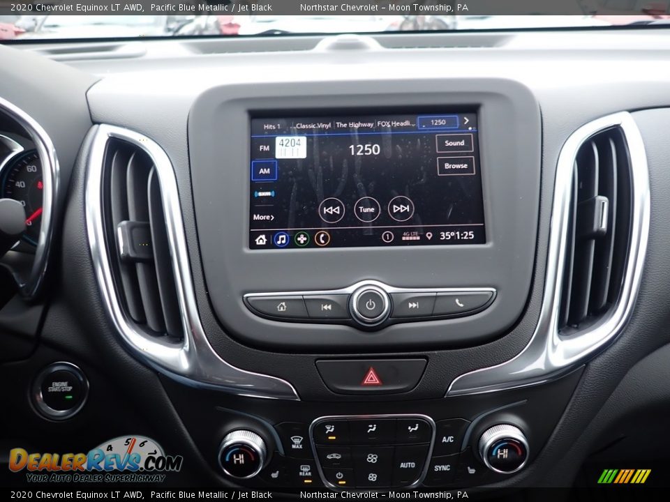 2020 Chevrolet Equinox LT AWD Pacific Blue Metallic / Jet Black Photo #16