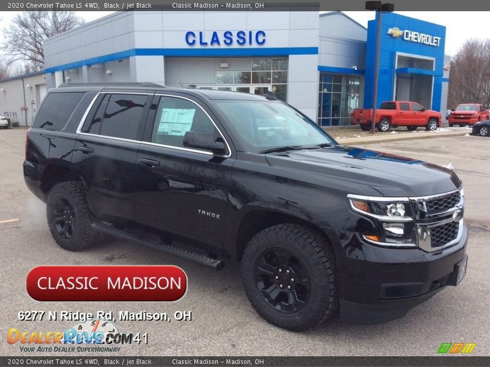 2020 Chevrolet Tahoe LS 4WD Black / Jet Black Photo #1