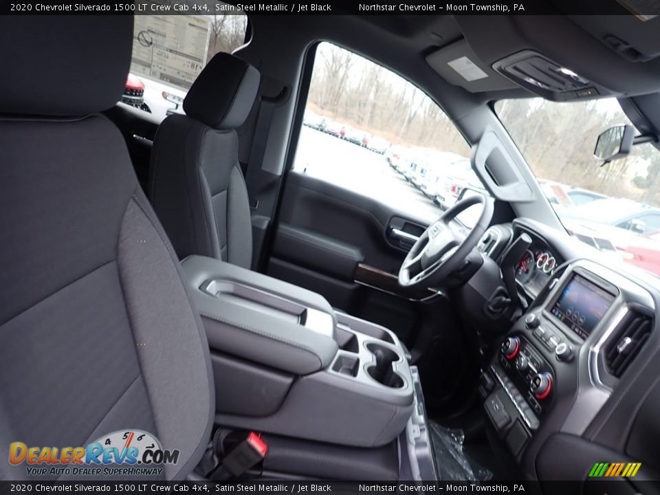 2020 Chevrolet Silverado 1500 LT Crew Cab 4x4 Satin Steel Metallic / Jet Black Photo #9