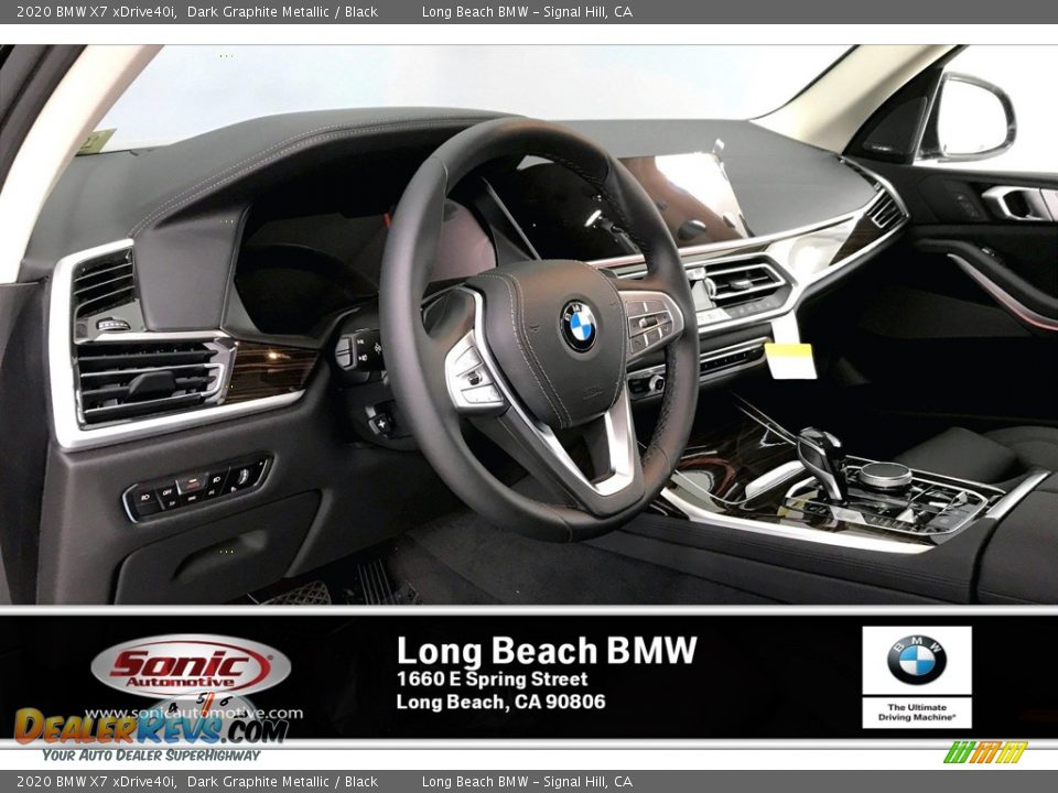 2020 BMW X7 xDrive40i Dark Graphite Metallic / Black Photo #4