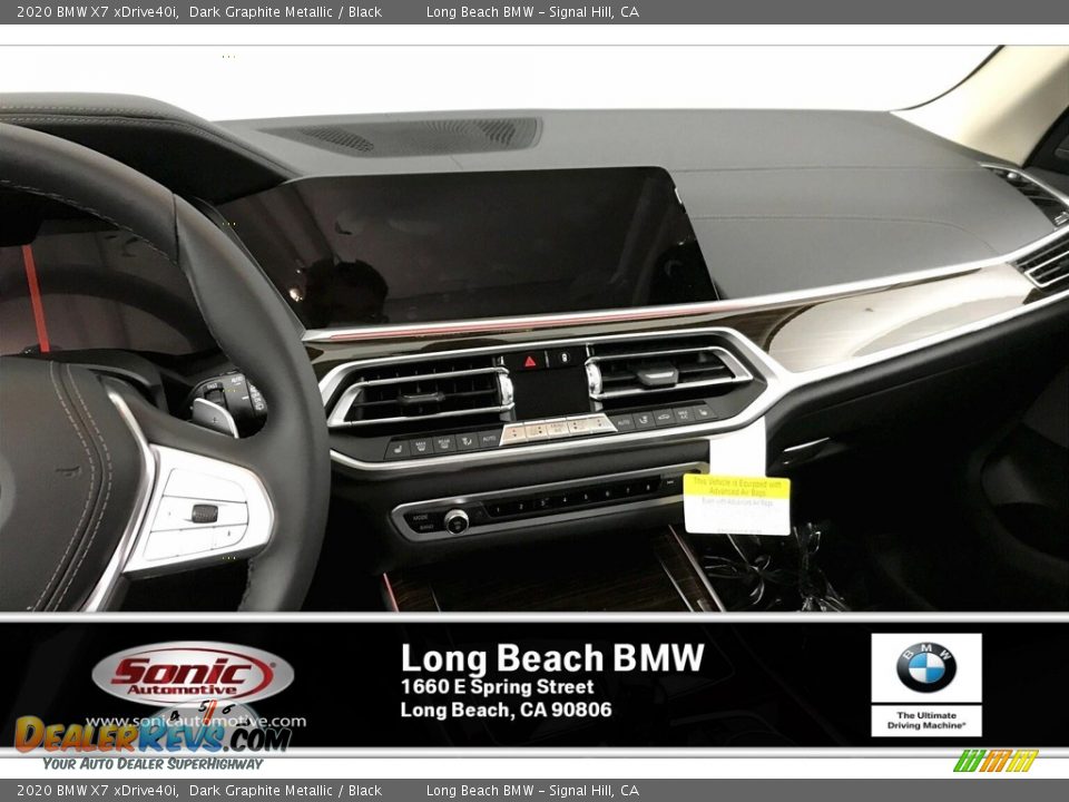 2020 BMW X7 xDrive40i Dark Graphite Metallic / Black Photo #5