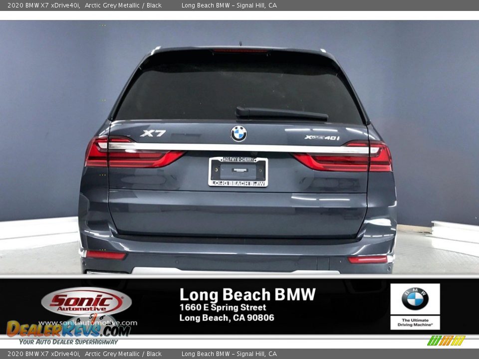 2020 BMW X7 xDrive40i Arctic Grey Metallic / Black Photo #3