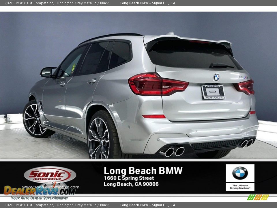 2020 BMW X3 M Competition Donington Grey Metallic / Black Photo #2