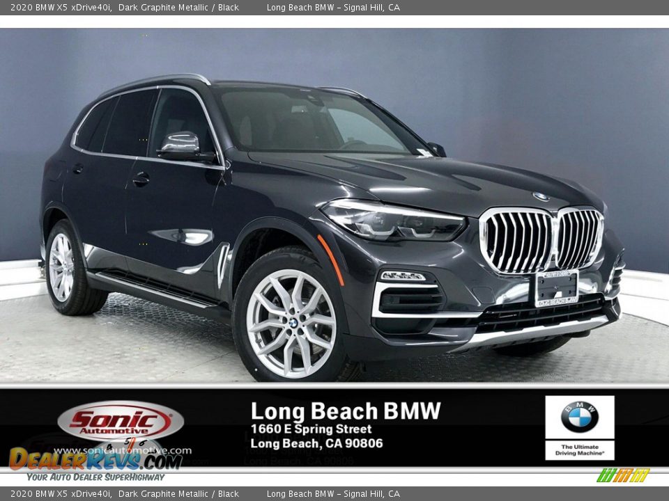 2020 BMW X5 xDrive40i Dark Graphite Metallic / Black Photo #1