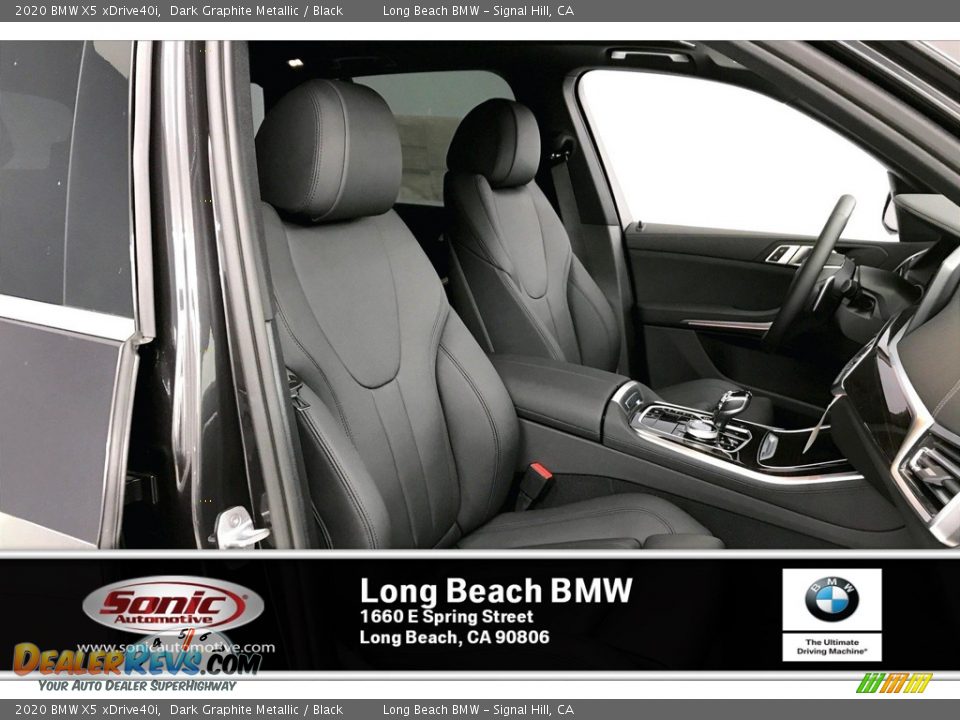 2020 BMW X5 xDrive40i Dark Graphite Metallic / Black Photo #7
