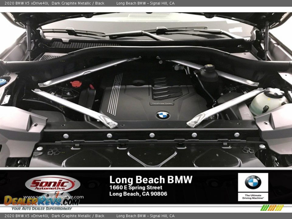 2020 BMW X5 xDrive40i Dark Graphite Metallic / Black Photo #8
