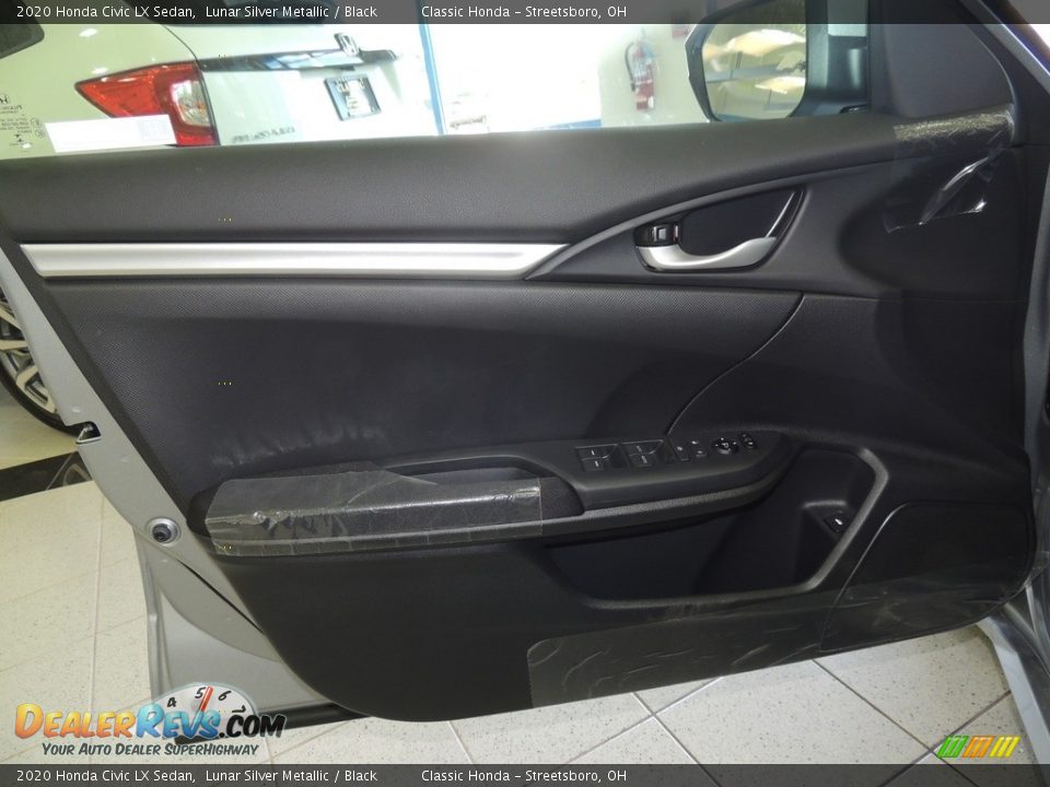 2020 Honda Civic LX Sedan Lunar Silver Metallic / Black Photo #9