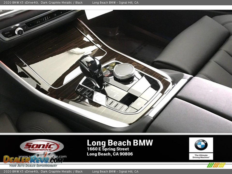 2020 BMW X5 sDrive40i Dark Graphite Metallic / Black Photo #6