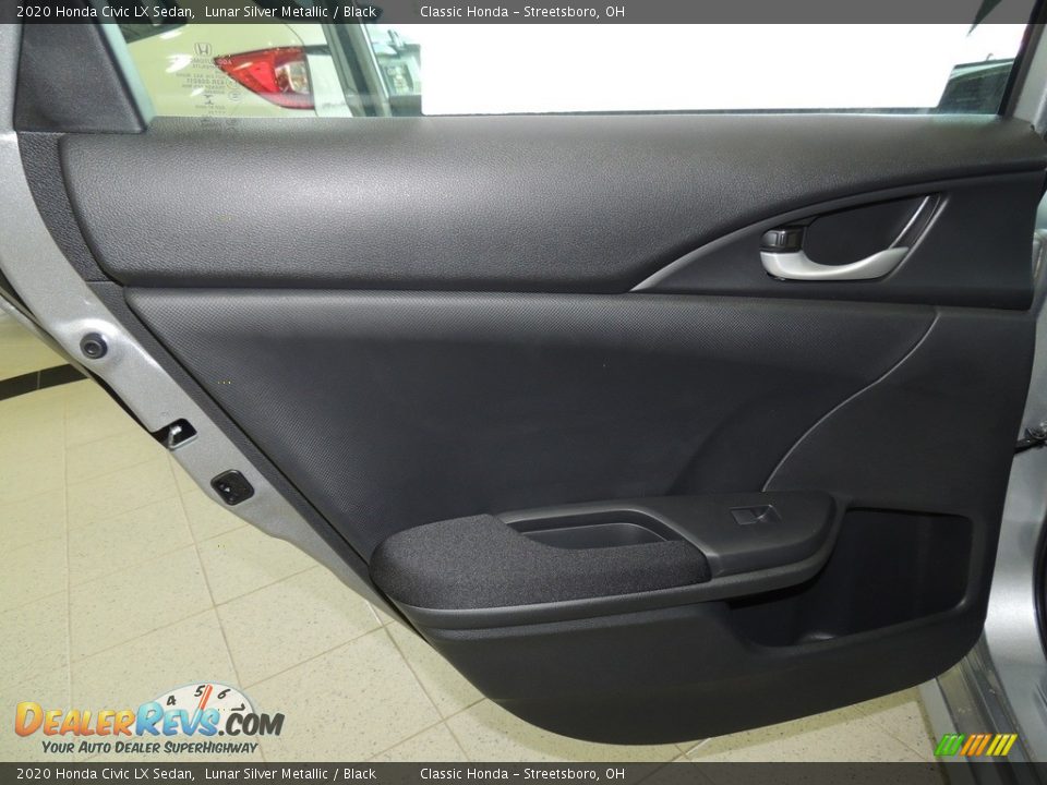 2020 Honda Civic LX Sedan Lunar Silver Metallic / Black Photo #10