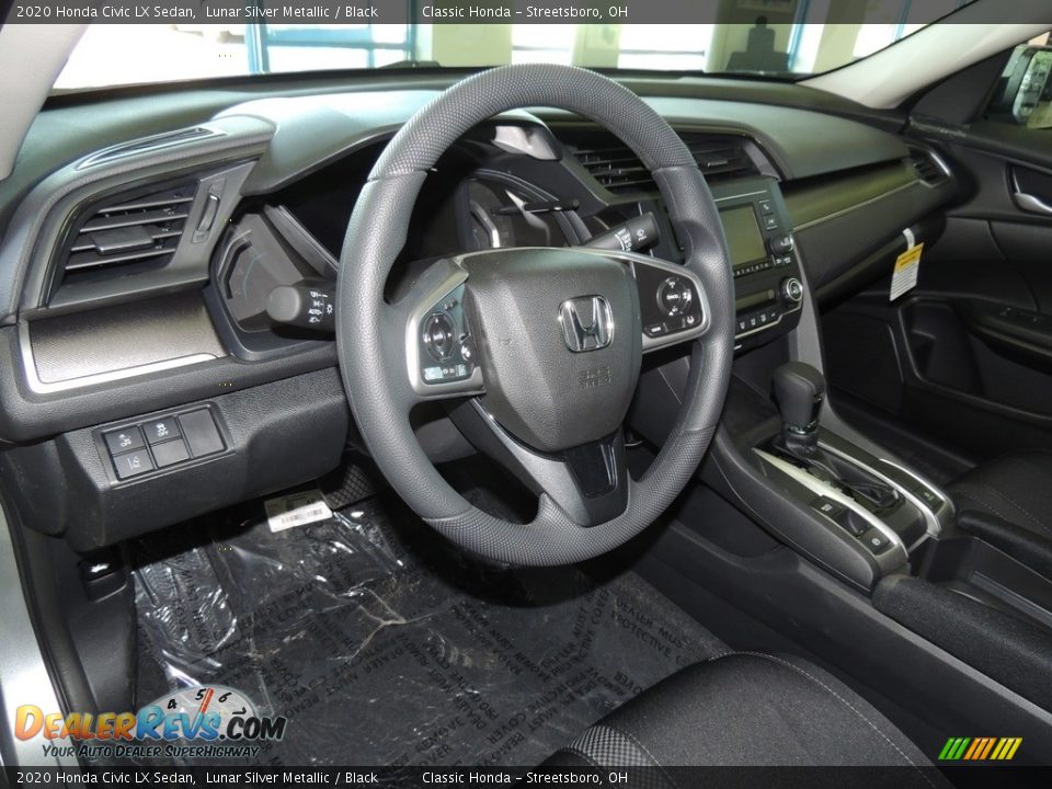 2020 Honda Civic LX Sedan Lunar Silver Metallic / Black Photo #11