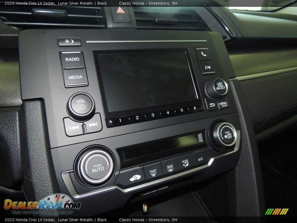 2020 Honda Civic LX Sedan Lunar Silver Metallic / Black Photo #15