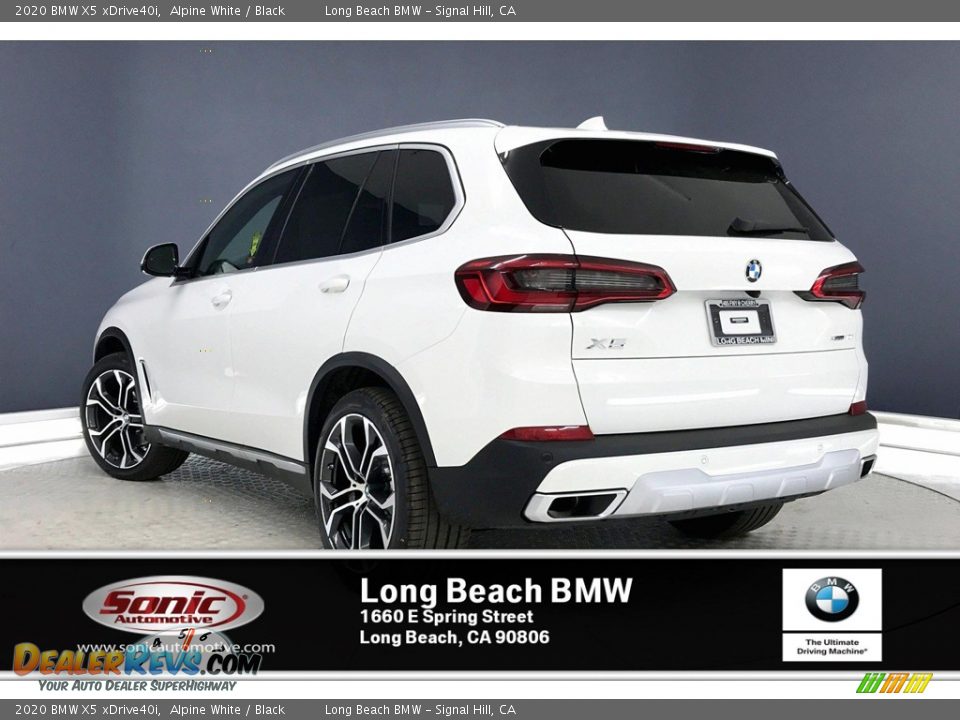 2020 BMW X5 xDrive40i Alpine White / Black Photo #2