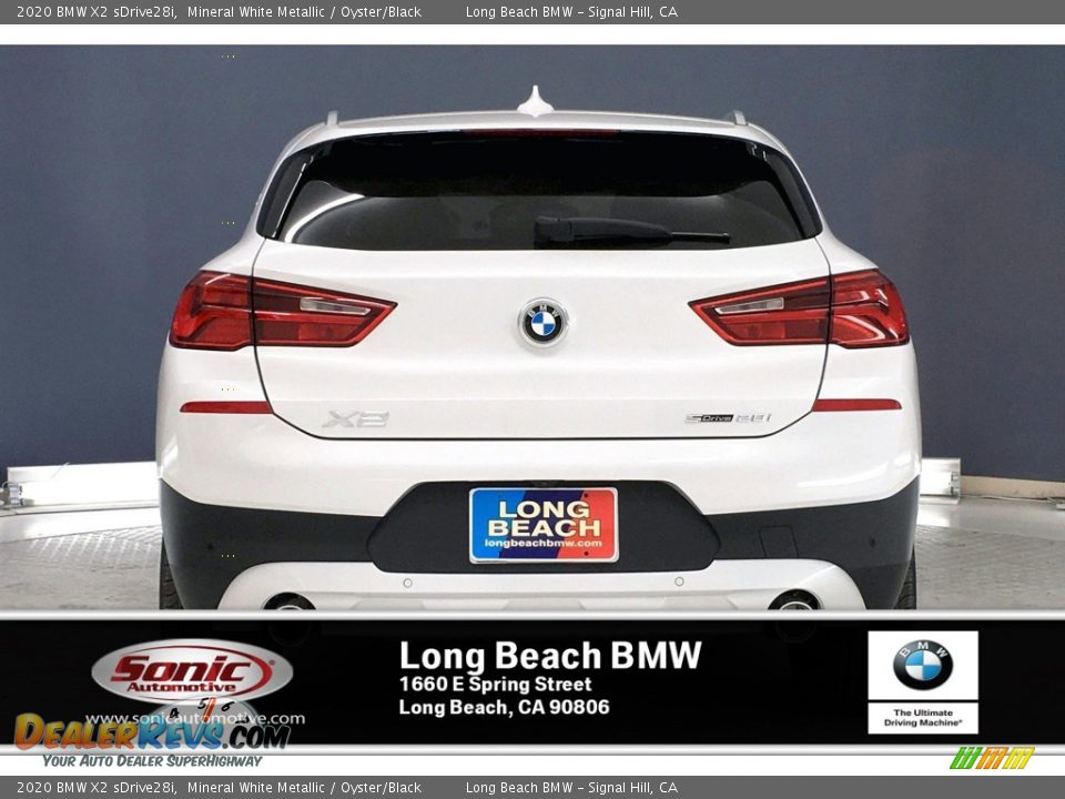 2020 BMW X2 sDrive28i Mineral White Metallic / Oyster/Black Photo #3