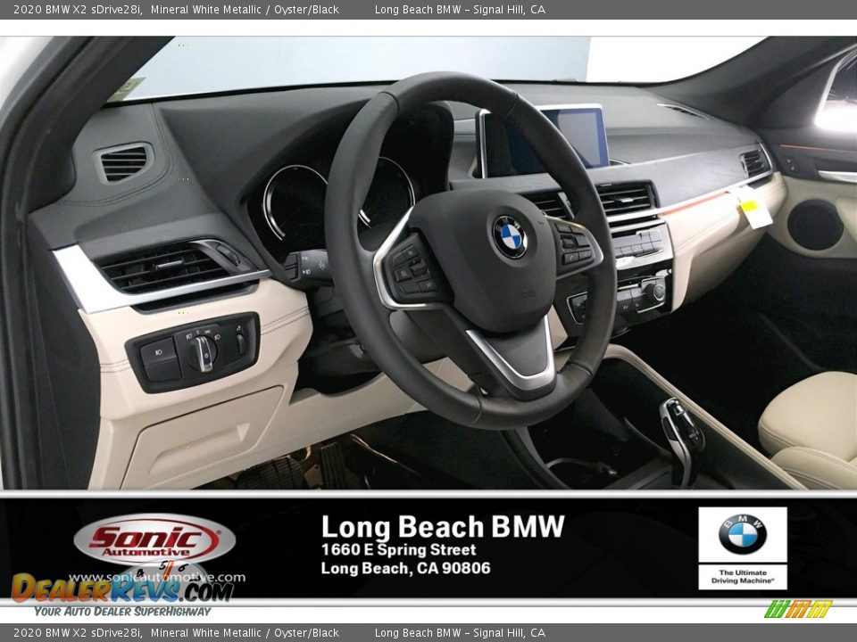 2020 BMW X2 sDrive28i Mineral White Metallic / Oyster/Black Photo #4
