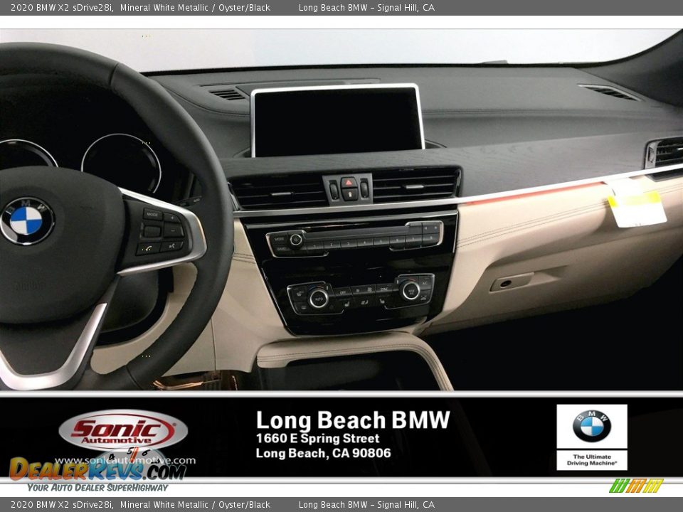 2020 BMW X2 sDrive28i Mineral White Metallic / Oyster/Black Photo #5