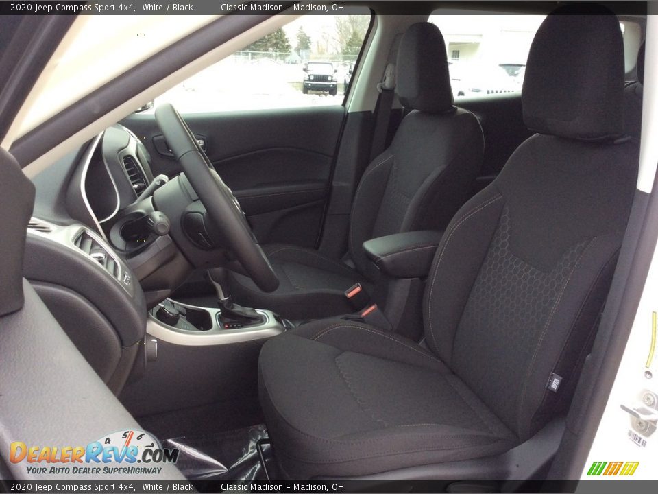 2020 Jeep Compass Sport 4x4 White / Black Photo #2