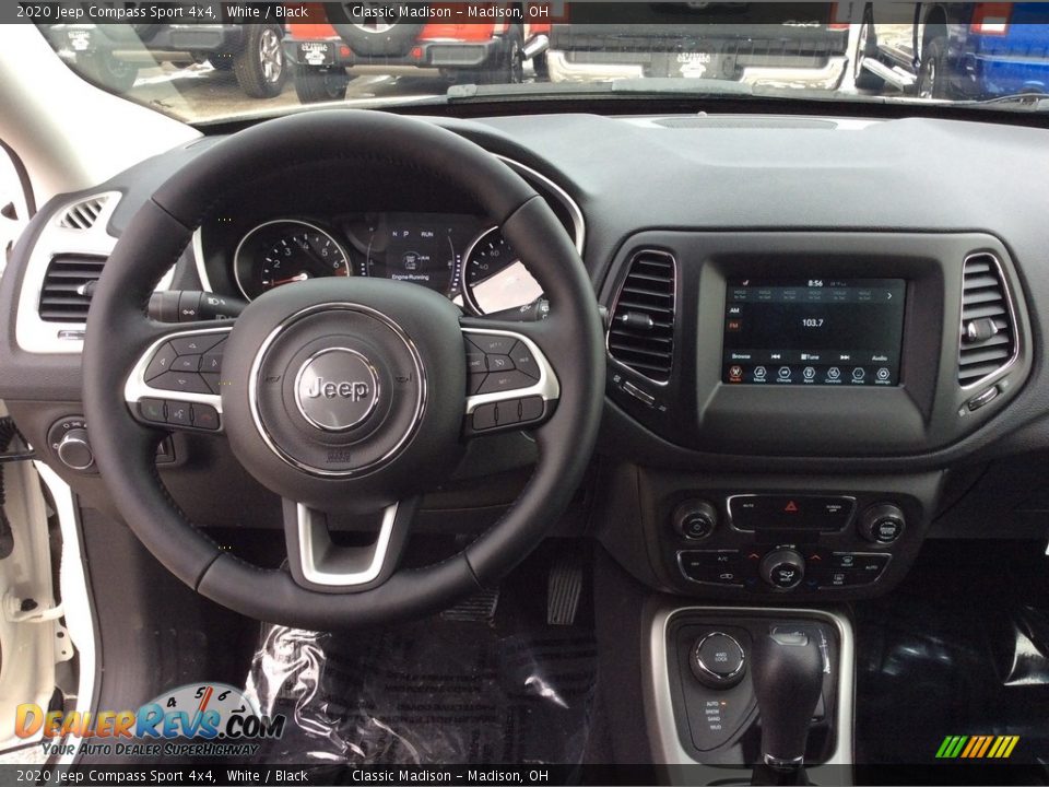 2020 Jeep Compass Sport 4x4 White / Black Photo #3