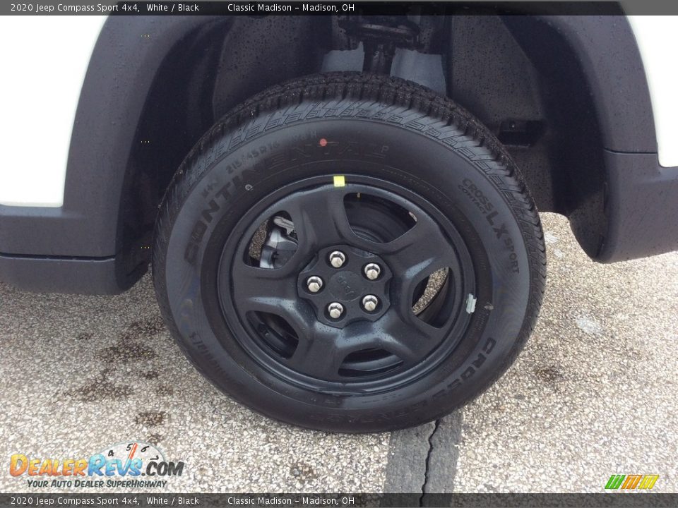 2020 Jeep Compass Sport 4x4 White / Black Photo #9