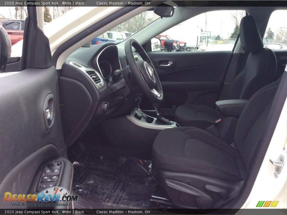 2020 Jeep Compass Sport 4x4 White / Black Photo #11