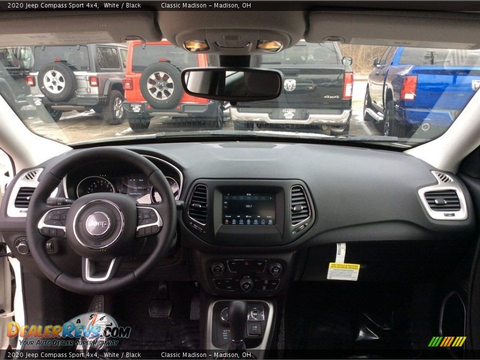 2020 Jeep Compass Sport 4x4 White / Black Photo #12
