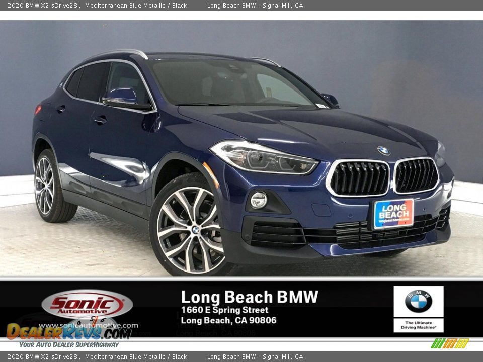 2020 BMW X2 sDrive28i Mediterranean Blue Metallic / Black Photo #1