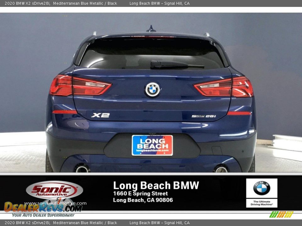 2020 BMW X2 sDrive28i Mediterranean Blue Metallic / Black Photo #3