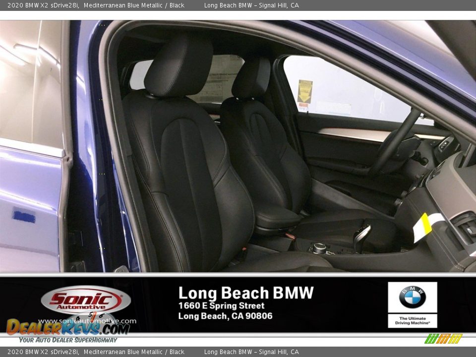 2020 BMW X2 sDrive28i Mediterranean Blue Metallic / Black Photo #7