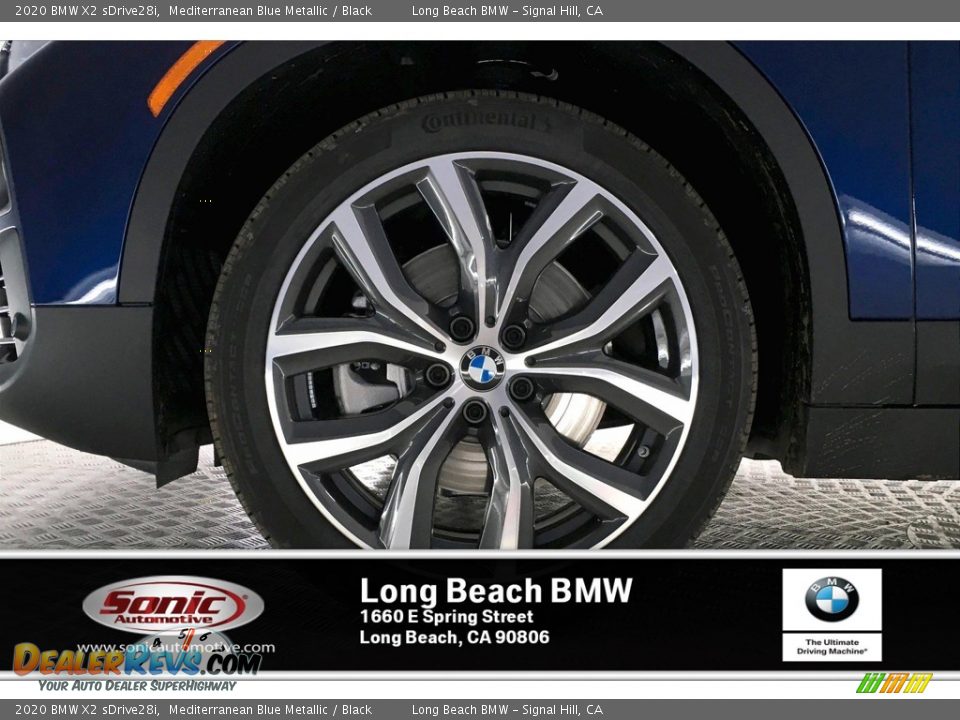 2020 BMW X2 sDrive28i Mediterranean Blue Metallic / Black Photo #9