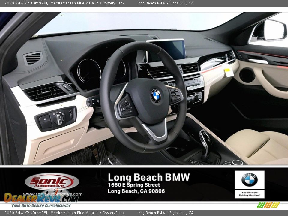 2020 BMW X2 sDrive28i Mediterranean Blue Metallic / Oyster/Black Photo #4