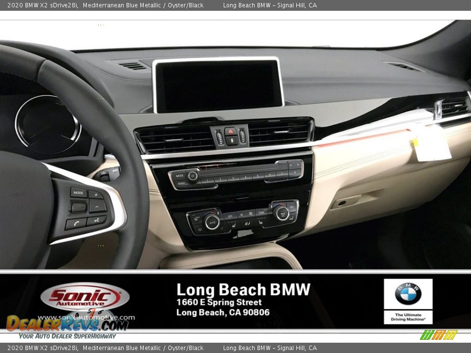 2020 BMW X2 sDrive28i Mediterranean Blue Metallic / Oyster/Black Photo #5